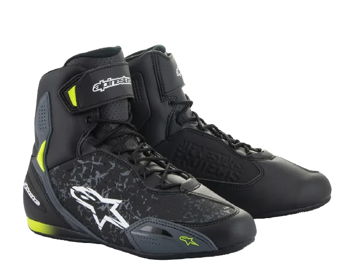 Tênis Alpinestars Faster 3 Preto/Amarelo - Spinelli Motos Boutique